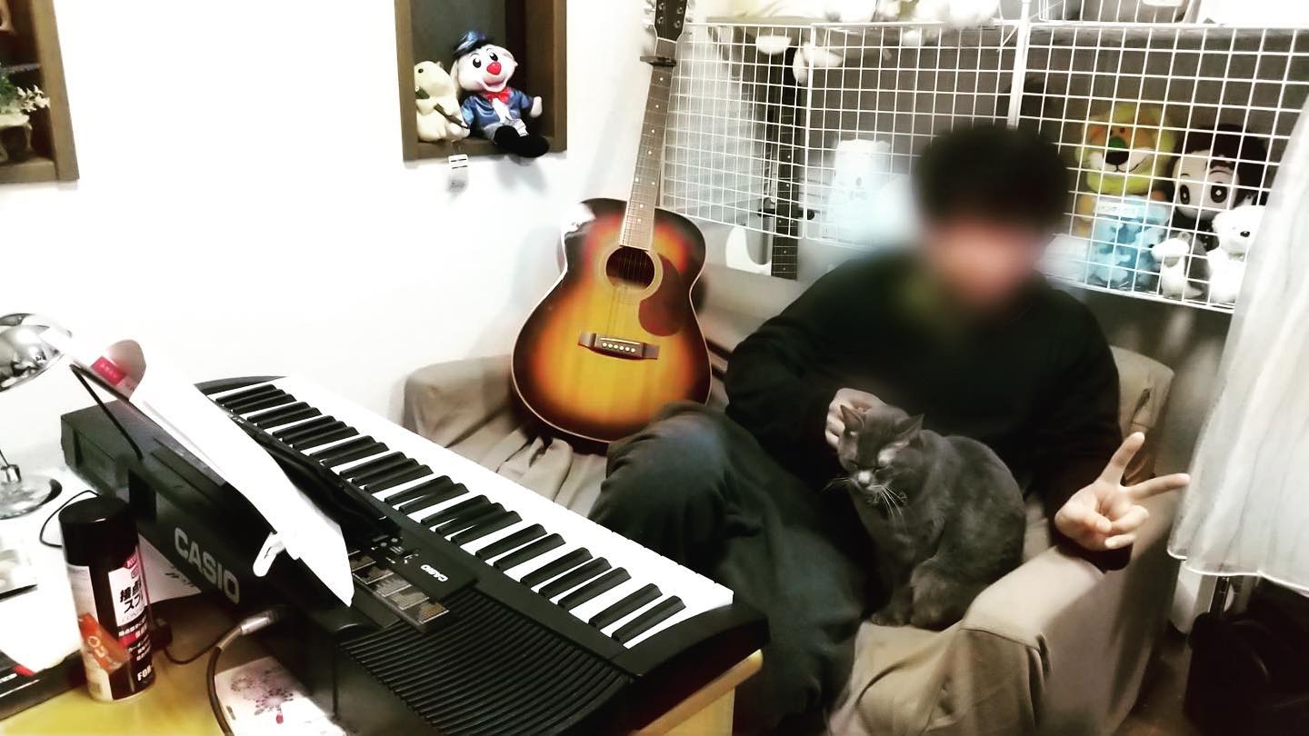 スタジオ ミミちゃん #スタジオ #ギター #キーボード #ミミちゃん #アコギ #電子ピアノ #ジモティ #猫好きさんと繋がりたい  #猫のいる暮らし